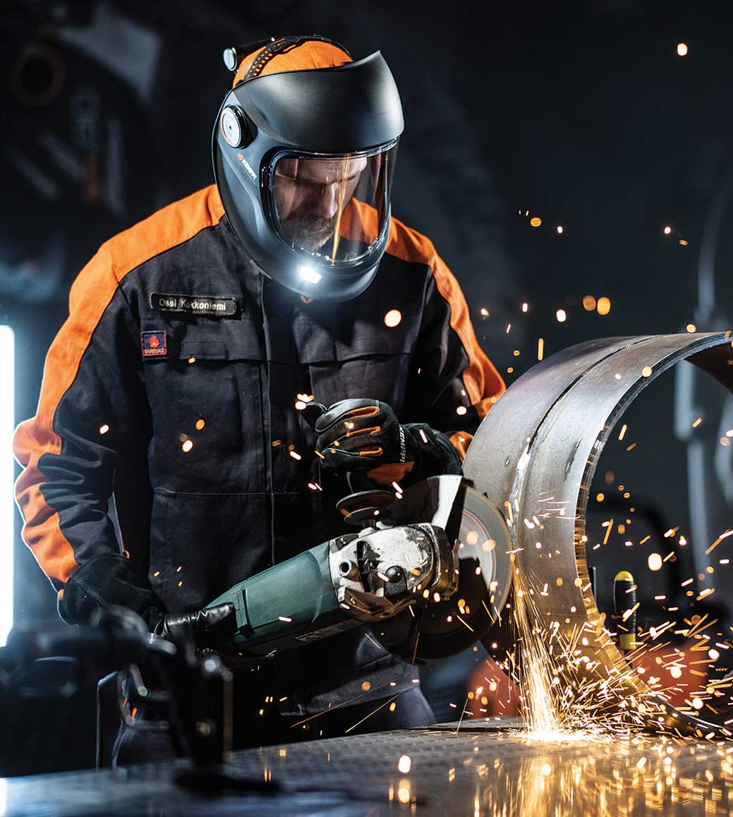 New era of full-face protection and visibility with Kemppi’s Zeta welding and grinding helmets